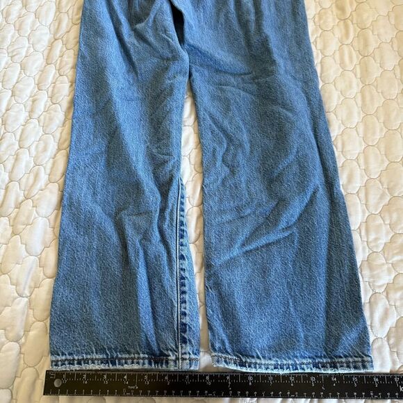 Sz 26 Levi Levi’s Premium Ribcage Straight Classic Blue Denim Jeans - Picture 11 of 11